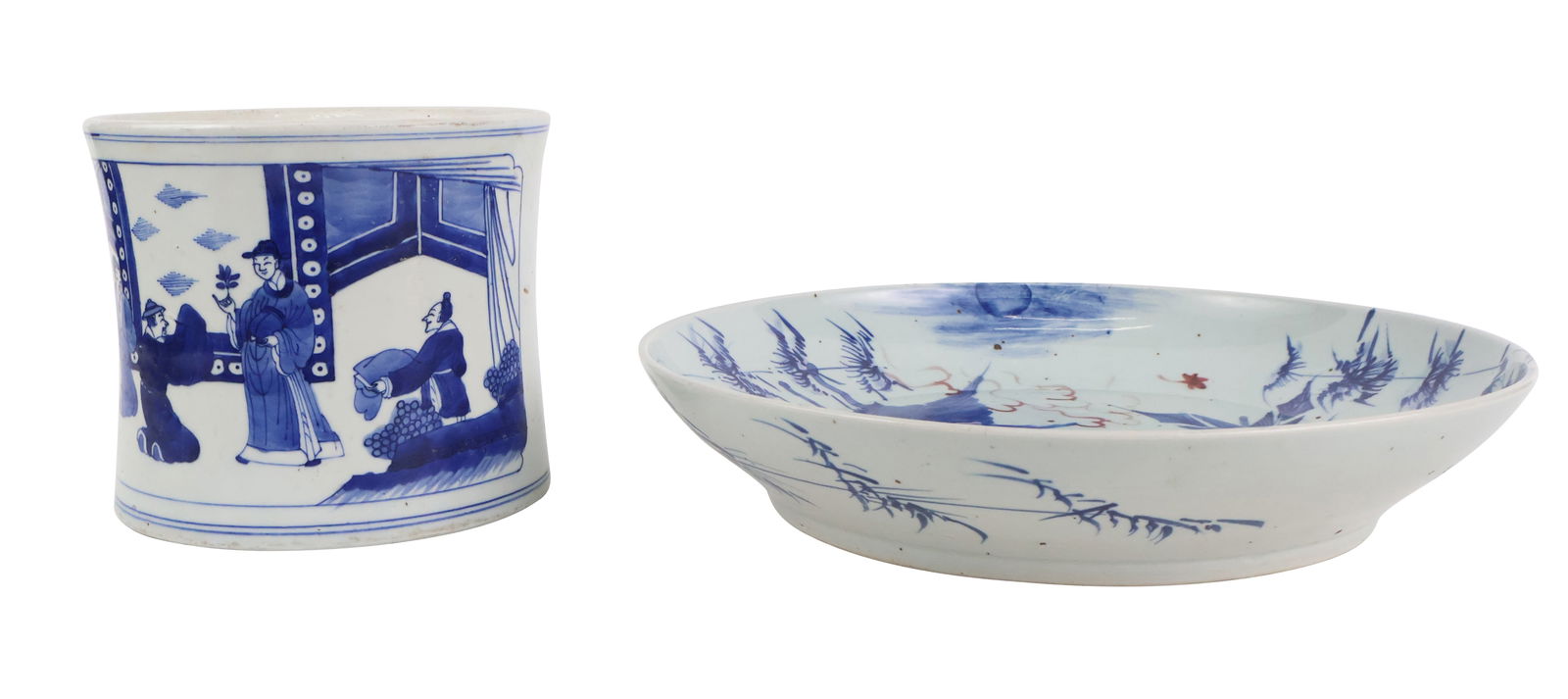 Chinese Blue and White Brush Pot (1 of 16)