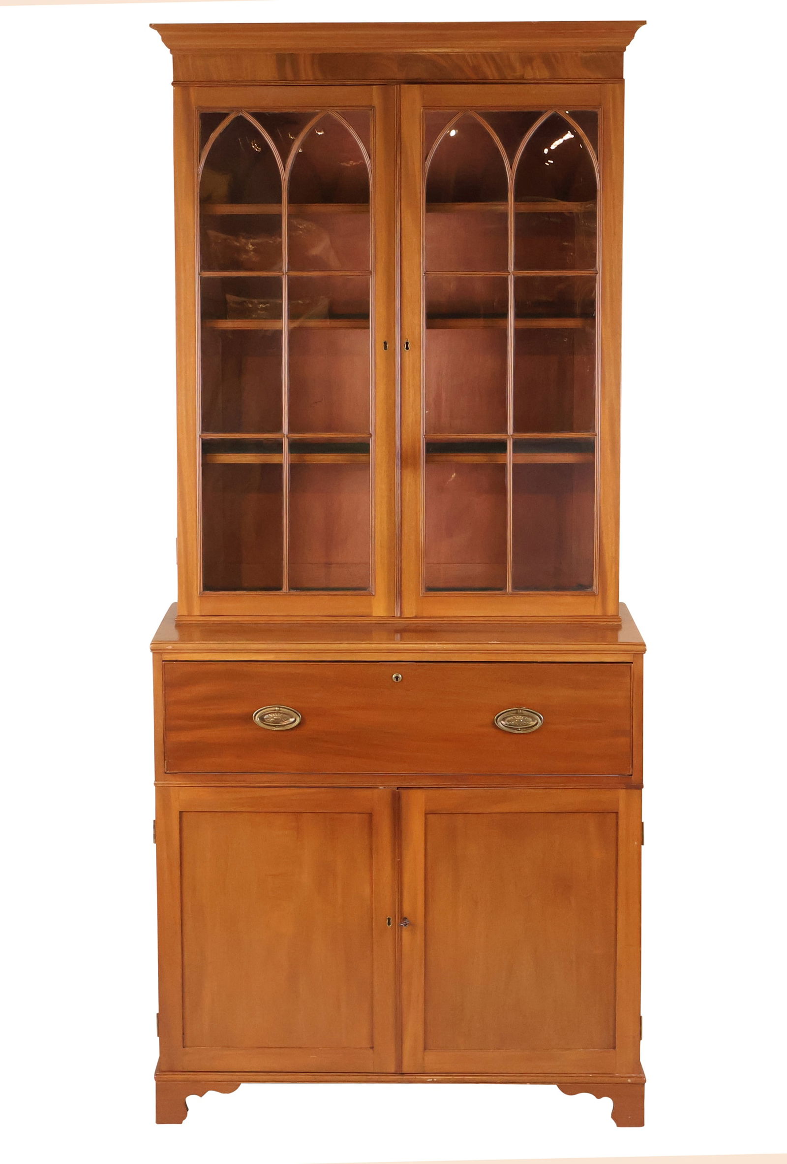 Georgian Mahogany Secretary Bookcase (1 of 11)