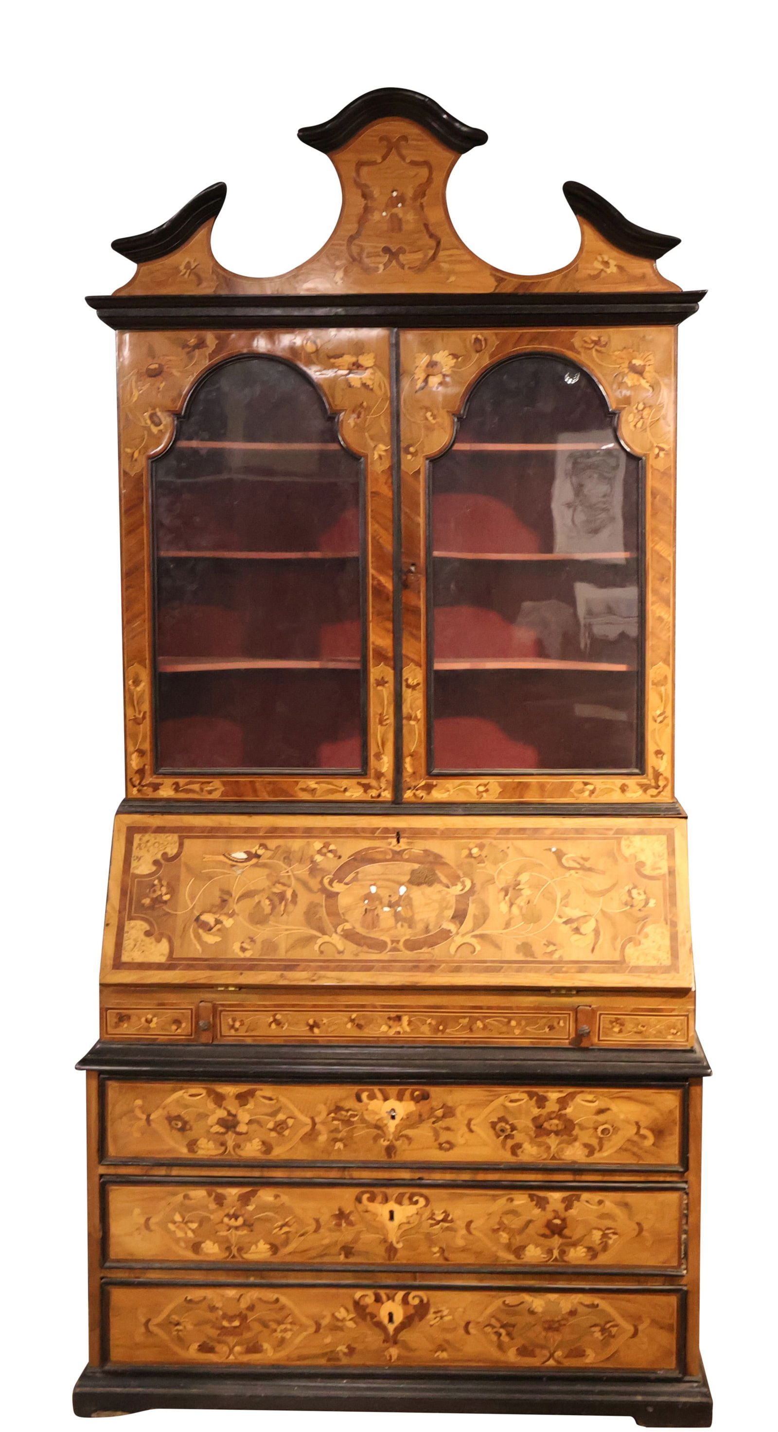 Baroque Inlaid Secretary (1 of 14)
