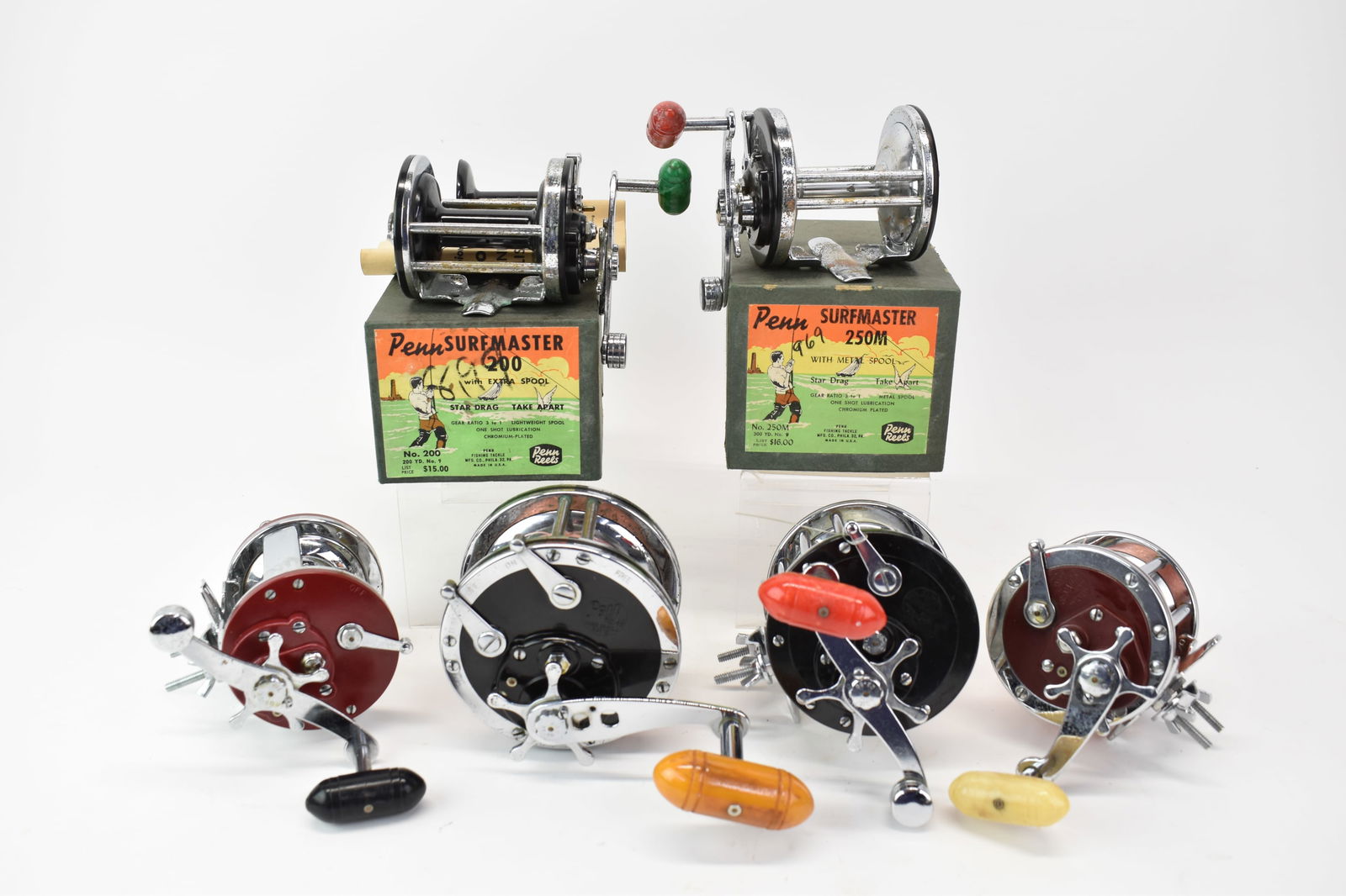 A Group of Six Assorted Penn Fishing Reels (1 of 18)