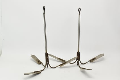 Pair of Stainless Steel Boat Anchors