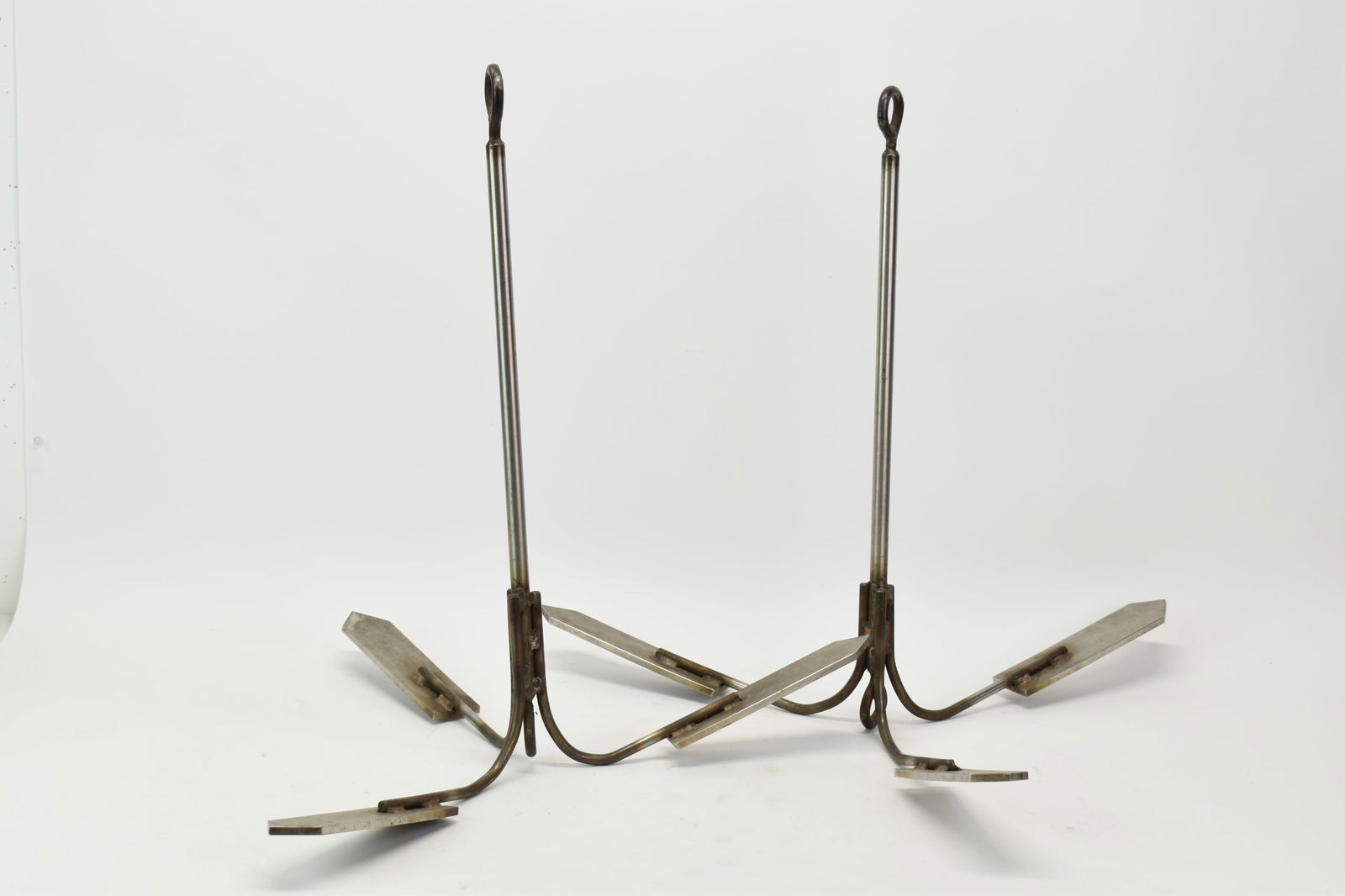 Pair of Stainless Steel Boat Anchors