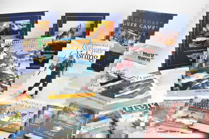 Group of Assorted Fishing Books