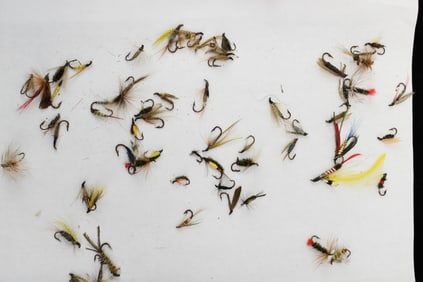 Group of Assorted Vintage Fishing Flies