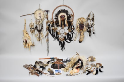 Large Group of Assorted American Indian Collectibles