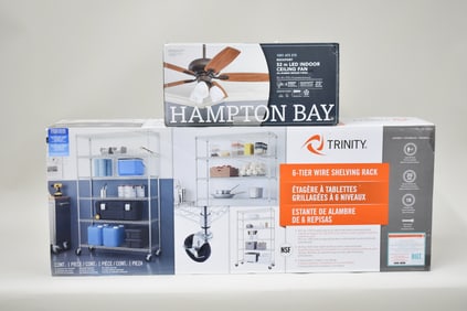 Trinity Six Tier Wire Shelving Rack