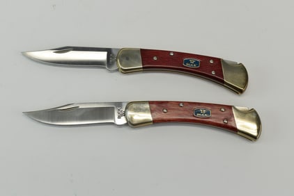 Two Buck Chuck Bush Folding Hunter Knives