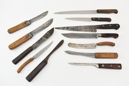 Vintage Group of Assorted Carving Knives