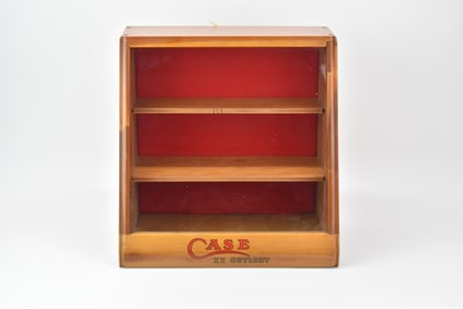 Vintage Case Knife Company Display Case