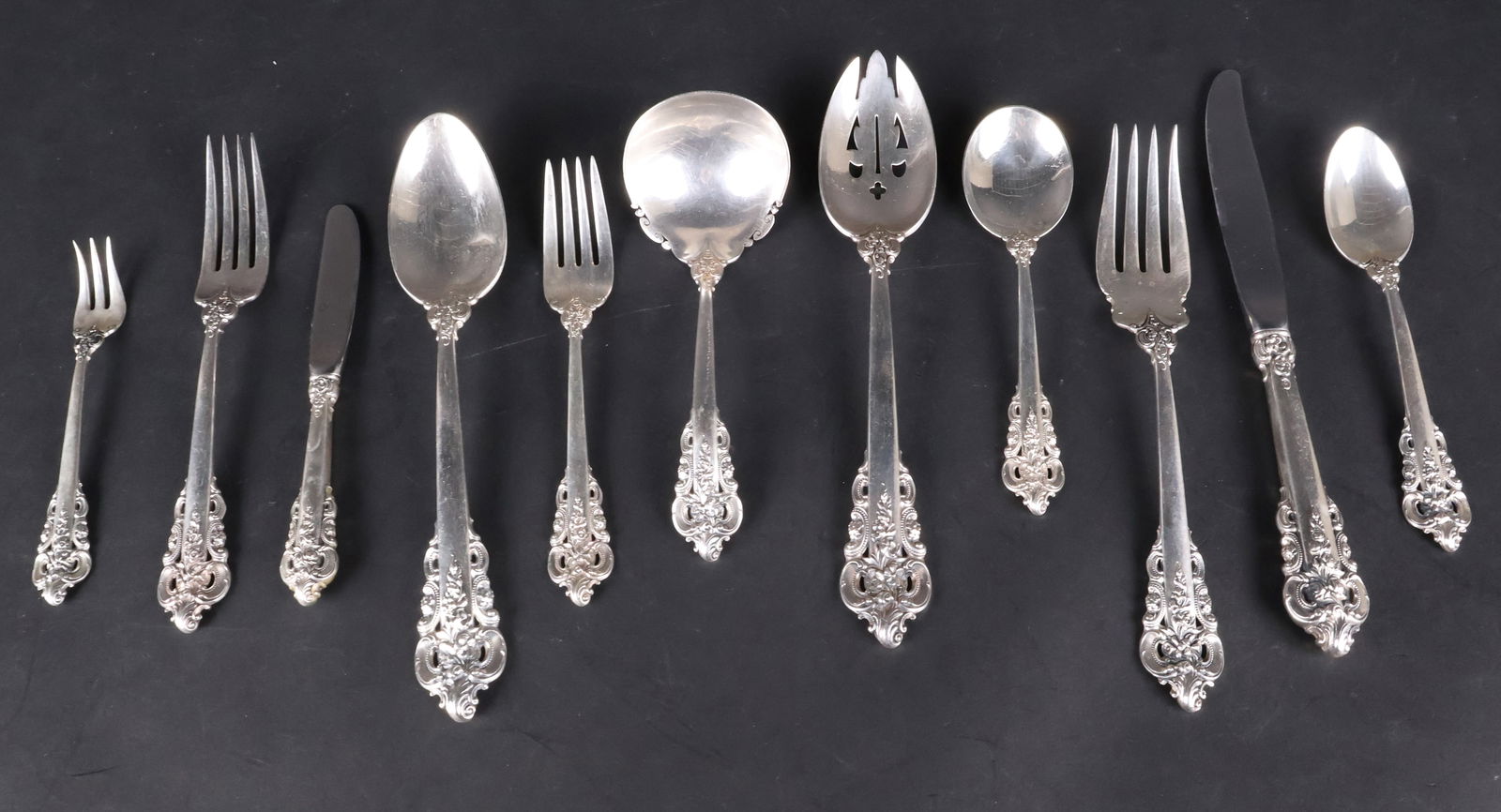 Wallace Sterling Silver "Grande Baroque" Flatware (1 of 11)
