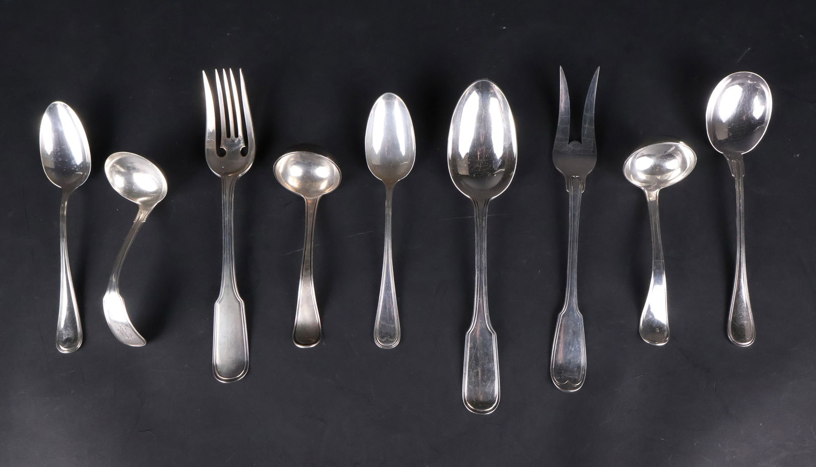 Dutch Silver Serving Fork and Spoon (1 of 9)