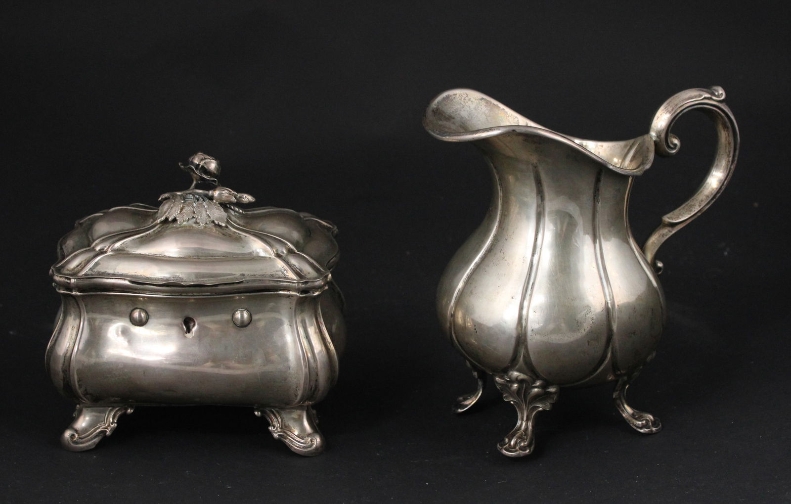 Continental Silver Footed Creamer (1 of 11)