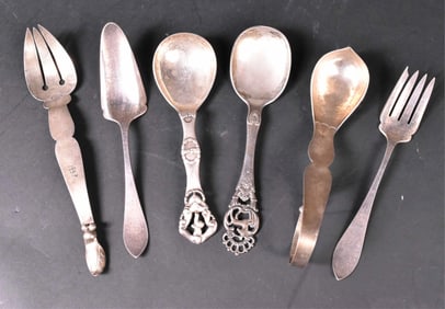 Sterling Sanborn Mexican Salad Servers