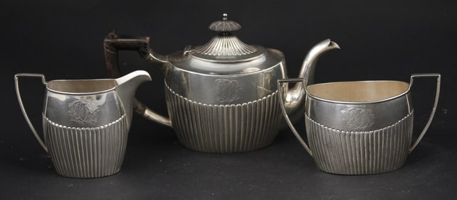 Howard & Co. Silver Tete a Tete Tea Set