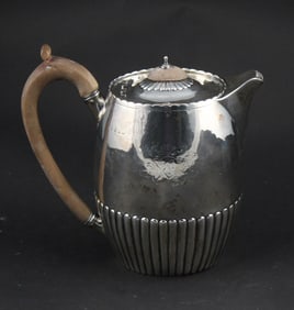 English 19th C. Sterling Silver Teapot