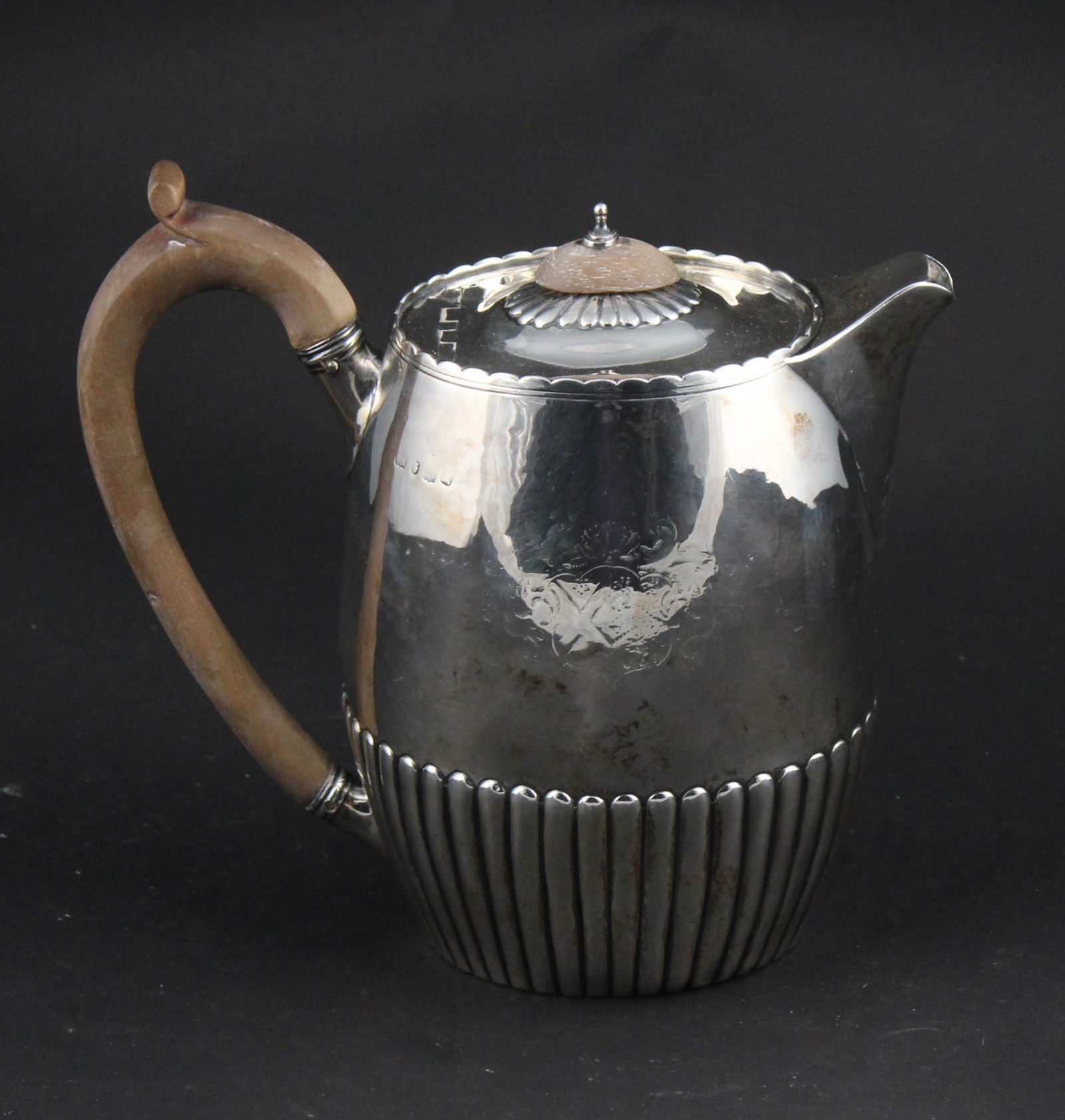 English 19th C. Sterling Silver Teapot (1 of 8)