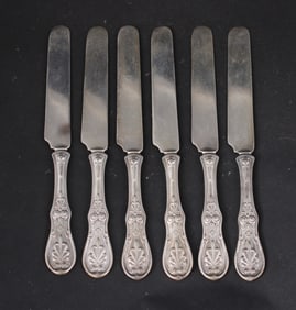 Eleven Tiffany & Co. Sterling Silver "Saratoga" Knives