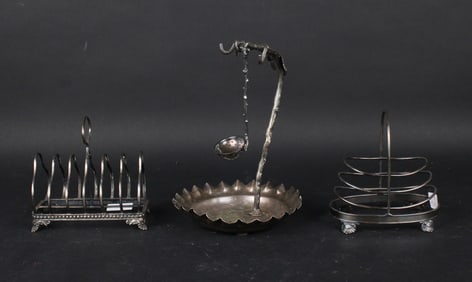 English Silver Plated Toast Racks