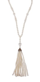 Tiffany and Co Pearl Tassel Necklace