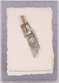 Barton Lidice Benes, American 1942-2012, Laundered Money for Susan, Mixed Media