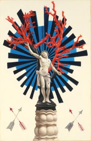 St. Sebastian with Coral, Oil on Canvas