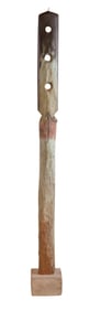 Jacky Besson, 1952-, Pieu N. 24, Carved Stone Sculpture