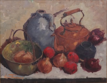 Henri Francois, Dutch 1925-1998, Still Life, Oil on Canvas