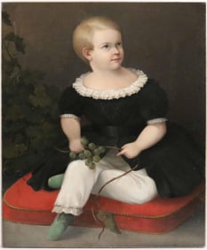 Portrait of a Boy, Oil on Canvas