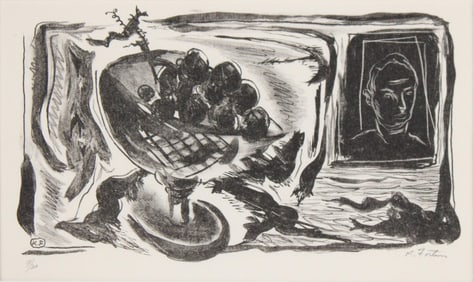 Karl Eugene Fortess, 1907-1995, Still Life, Lithograph