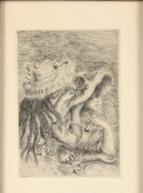 Pierre-Auguste Renoir, French 1841-1919, Le Chapeau Epingle, Etching