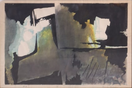 Shinichi Takahashi, 1917-1986, Abstract, Woodblock