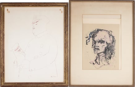 Ben Shahn, 1898-1969, Silent Night, Lithograph