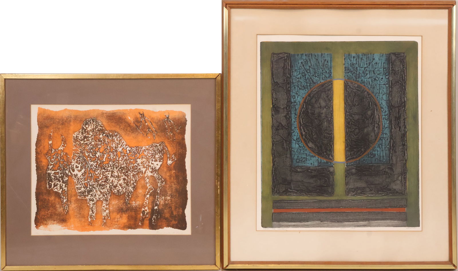 George Allen Nama, 1939-, From My Window, Etching (1 of 15)