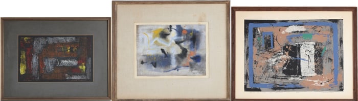 Hugh Mesibov, 1916-2016, Abstract, Mixed Media