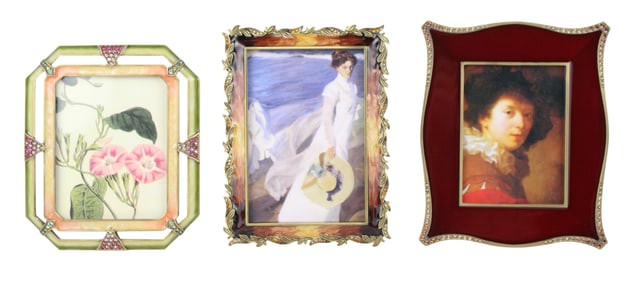 Three Jay Strongwater Picture Frames