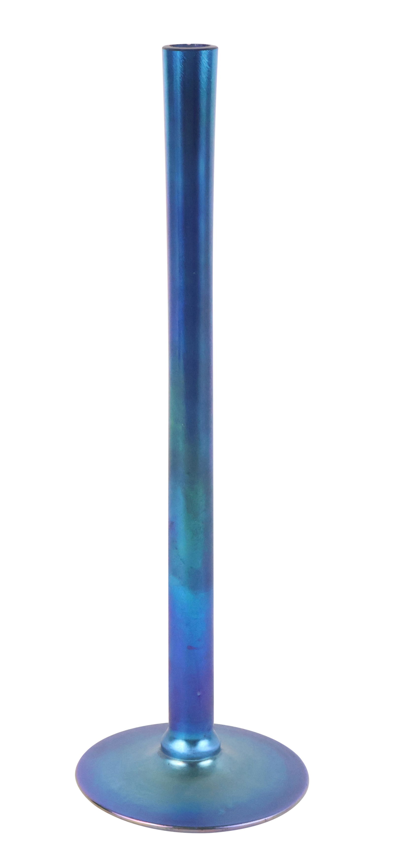 Steuben Blue Aurene Bud Vase (1 of 9)