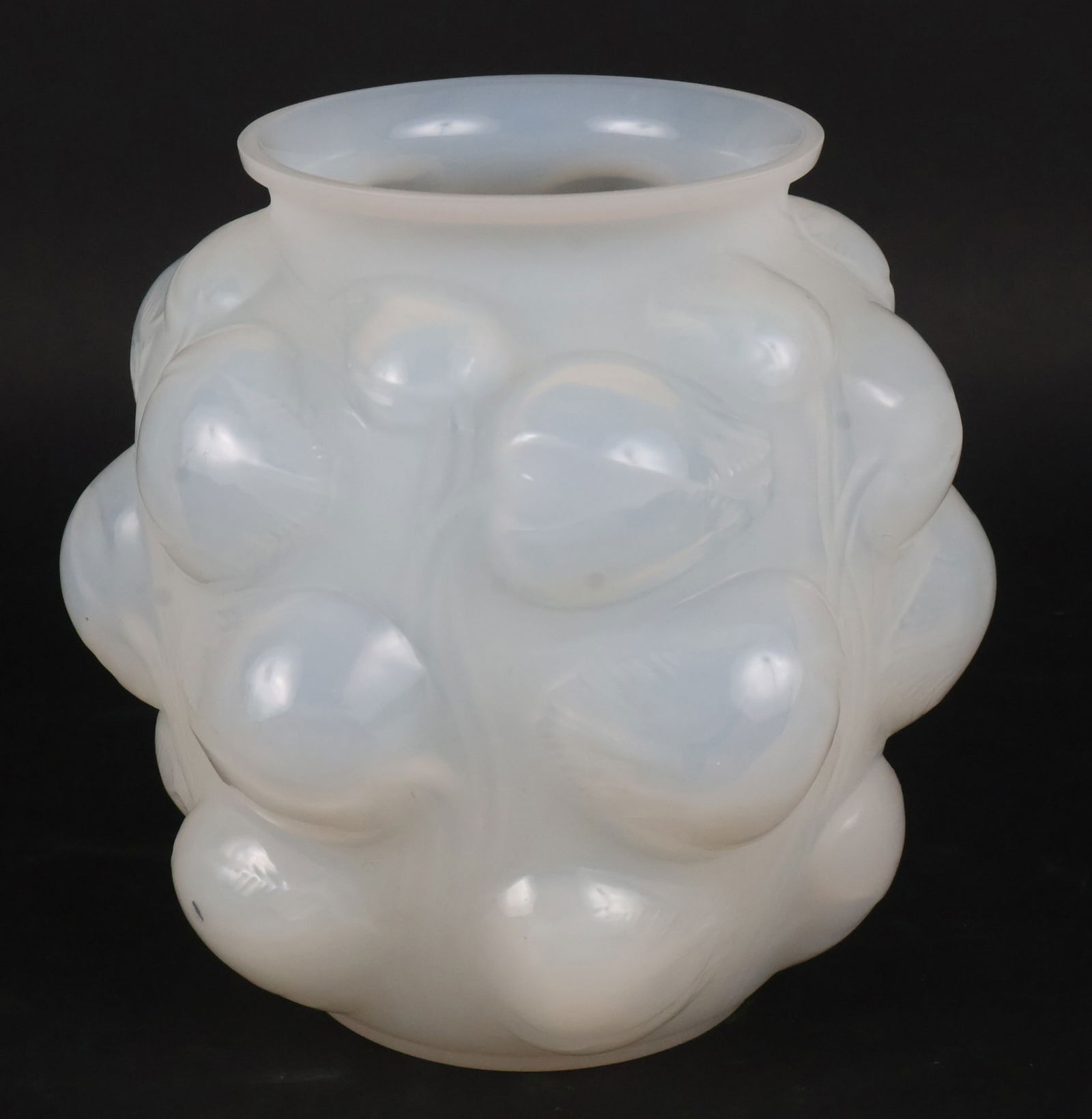 Rene Lalique Opalescent Crystal Tulipes Vase (1 of 8)