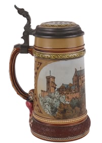 Mettlach Stein #2403, Wartburg Castle