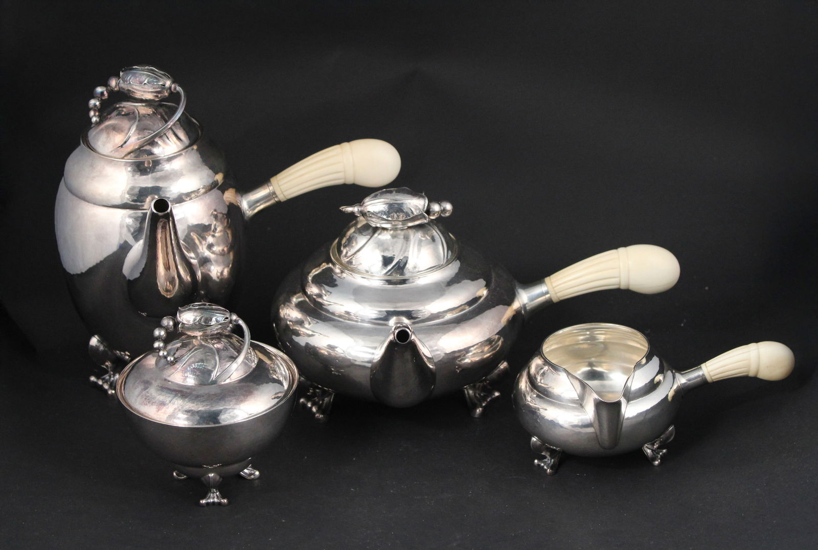 Vintage George Jensen Sterling Silver Coffee and Tea Service (1 of 15)