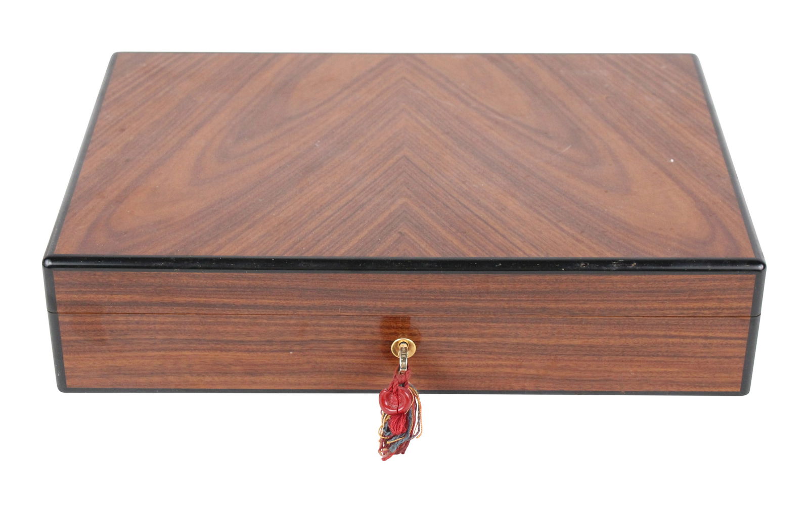 Elie Bleu Inlaid Mahogany Humidor (1 of 8)