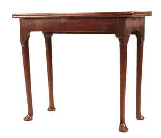 George I Mahogany Gate-Leg Games Table