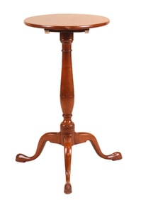 Federal Cherrywood Tilt-Top Candlestand