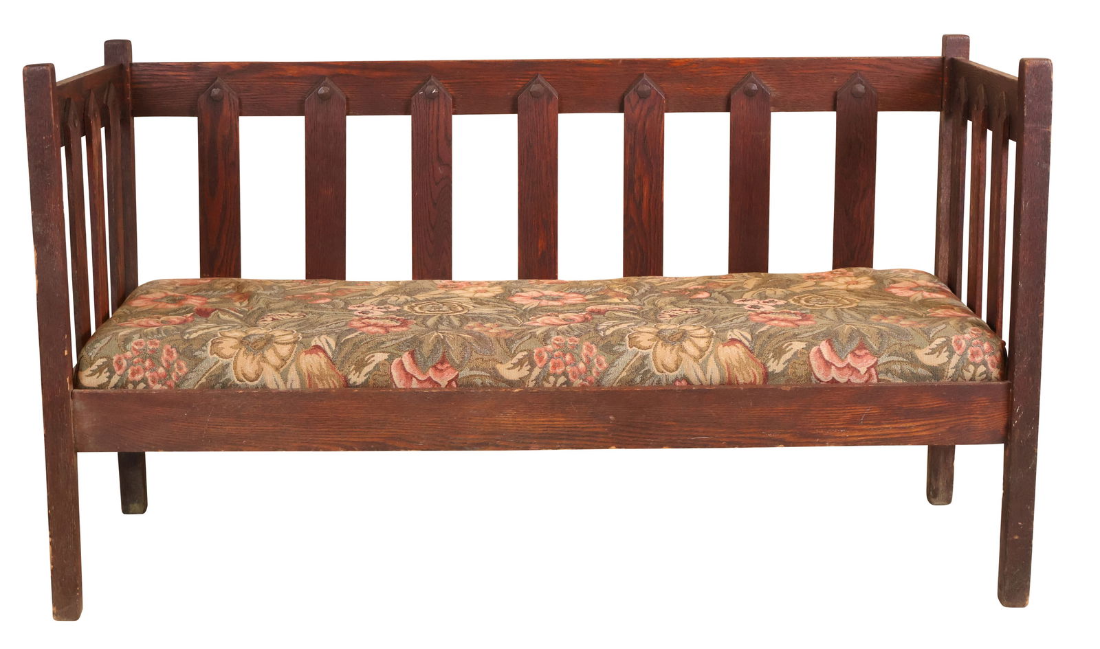 Mission Oak Settee (1 of 14)
