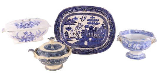 Two "American Marine" English Pottery
