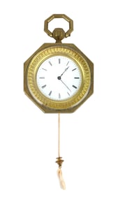 French Empire Bronze Repeater Clock