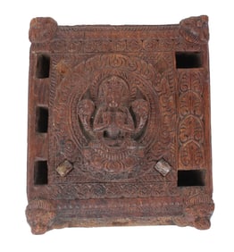Southeast Asian Carved Wood Architectural Fragment