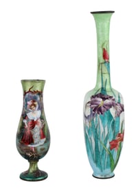 Japanese Ginbari Cloisonne Vase