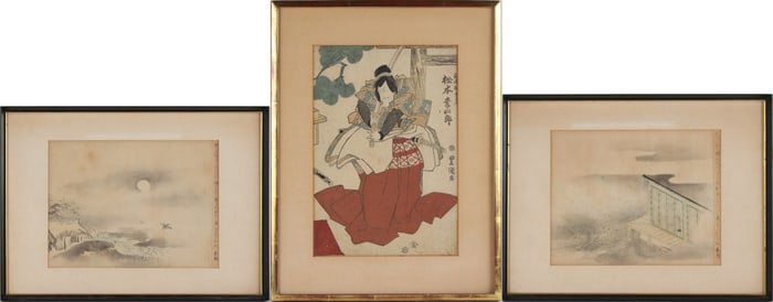 Toyokuni III Kunisada, Japanese 1848-1920, Kabuki Actor, Woodblock Print