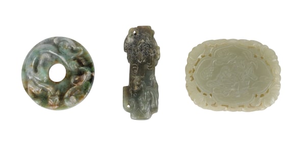 Three Chinese Jade Items