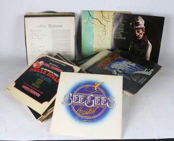 Assorted Box of Vinyl Records
